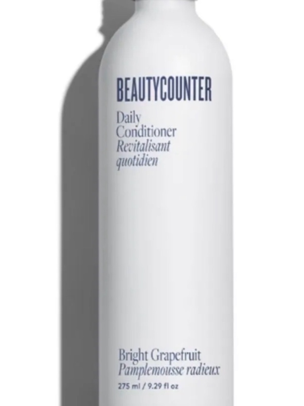 Beautycounter Daily Conditioner — White with Blue Text